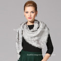 YOUR letter design wholesale wool printed wide shawl